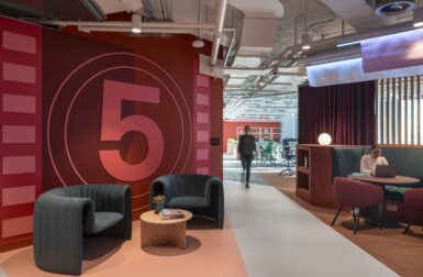 Virgin O2 Media Emphasizes Connectivity in an Expansive New London Headquarters