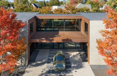A Michigan House Designed for a Collector of Bourbon Whiskey and Rare Porsches