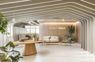 A Showroom + Office at Moas Group’s New Headquarters in Brazil